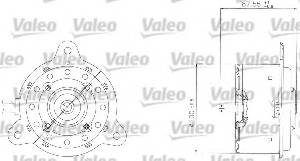 Motor electric ventilator