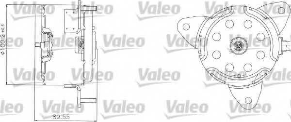 Motor electric ventilator