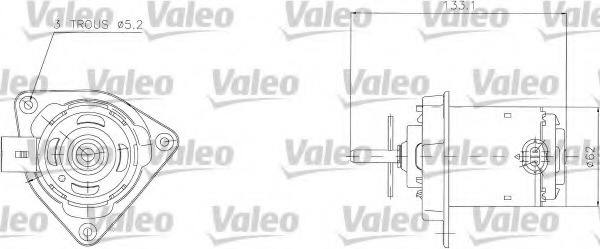 Motor electric ventilator