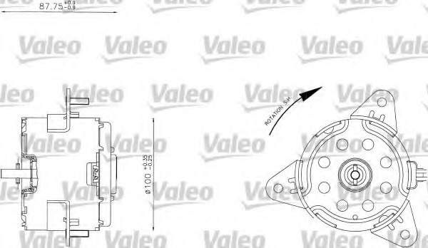 Motor electric ventilator