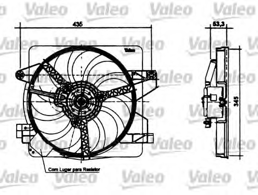 Motor electric ventilator