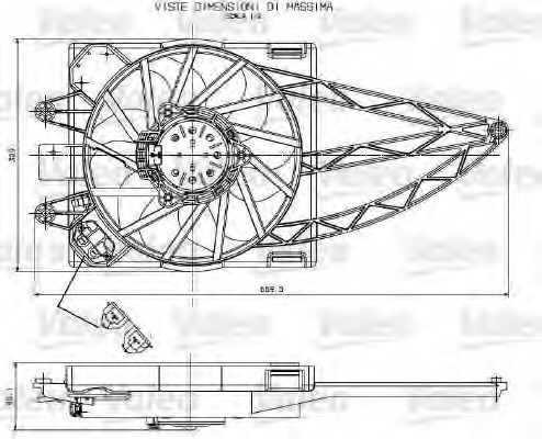 Motor electric ventilator