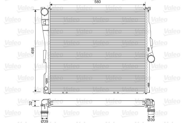 Radiator racire motor