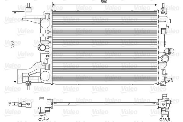 Radiator racire motor