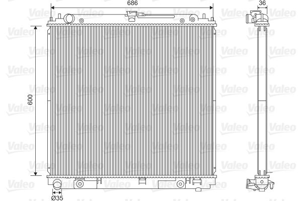 Radiator racire motor