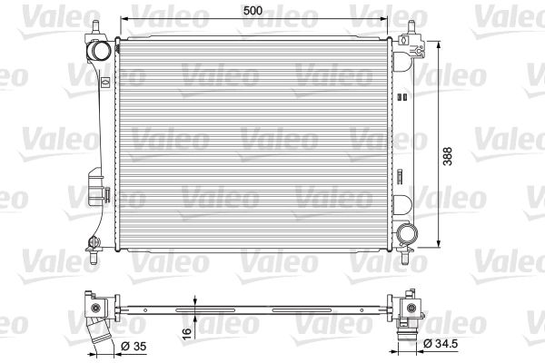 Radiator racire motor