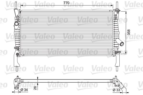 Radiator racire motor