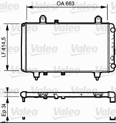 Radiator racire motor