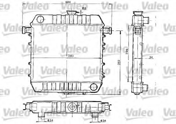 Radiator racire motor