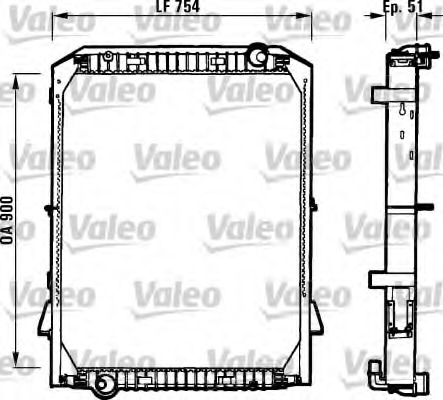 Radiator racire motor