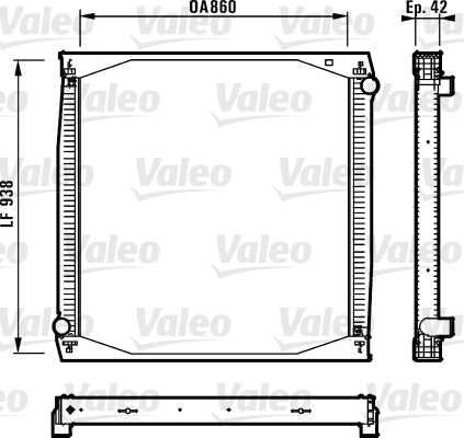 Radiator racire motor