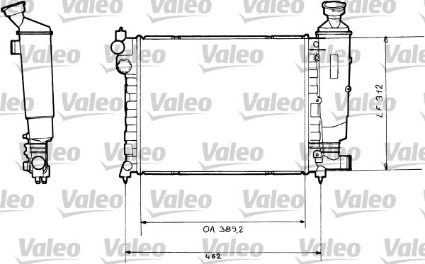 Radiator racire motor