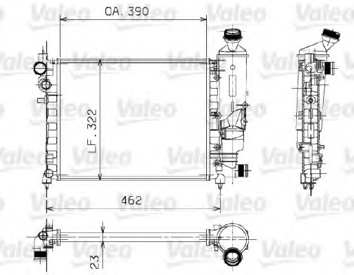 Radiator racire motor