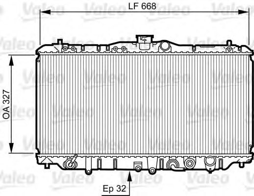 Radiator racire motor