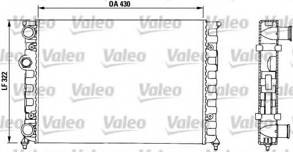 Radiator racire motor