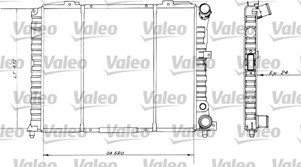 Radiator racire motor