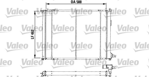 Radiator racire motor