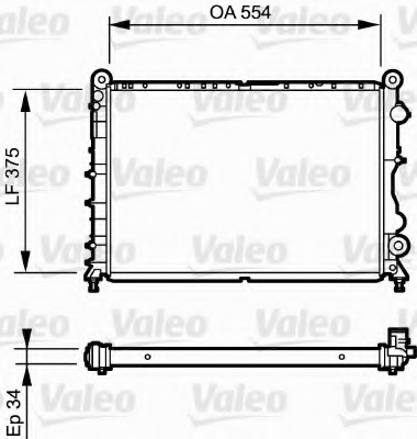 Radiator racire motor