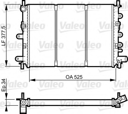 Radiator racire motor