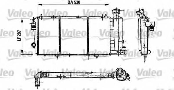 Radiator racire motor