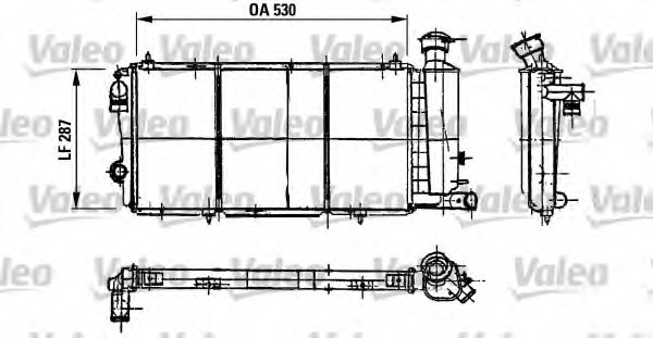 Radiator racire motor