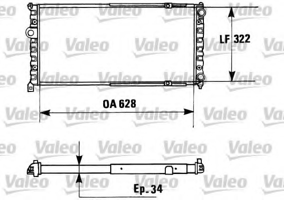 Radiator racire motor