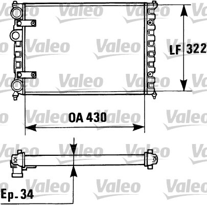 Radiator racire motor