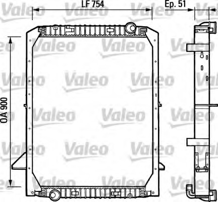 Radiator racire motor