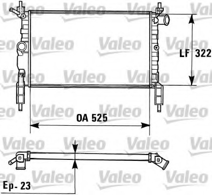 Radiator racire motor