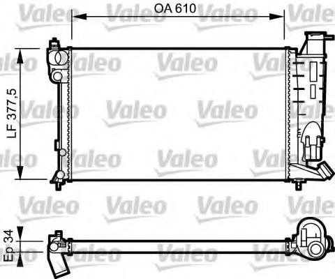 Radiator racire motor