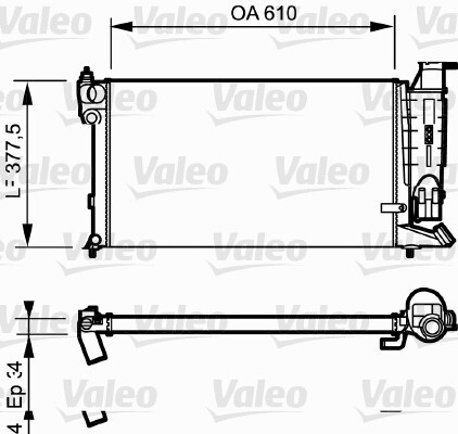 Radiator racire motor