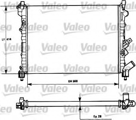 Radiator racire motor