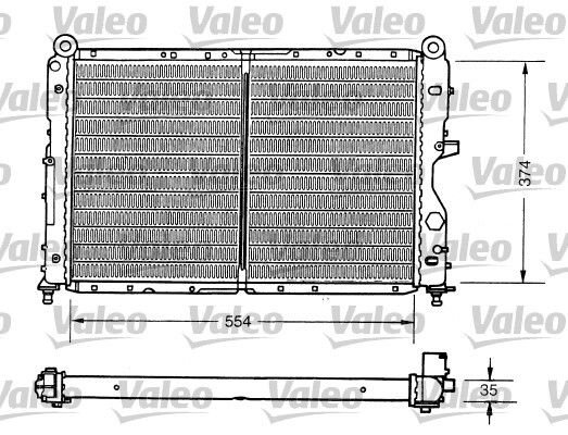 Radiator racire motor