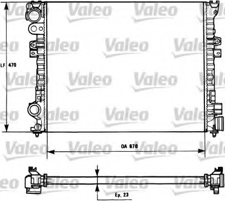 Radiator racire motor