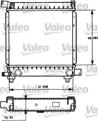 Radiator racire motor