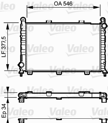 Radiator racire motor