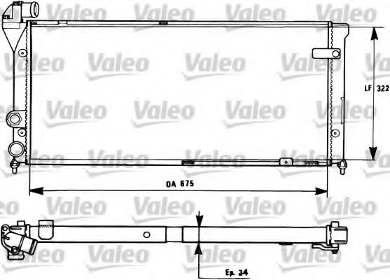 Radiator racire motor