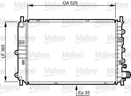 Radiator racire motor