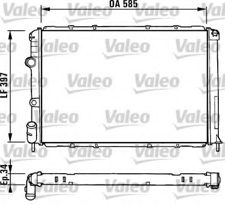 Radiator racire motor