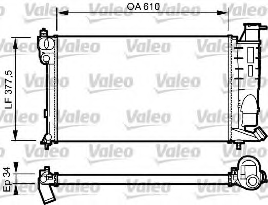 Radiator racire motor