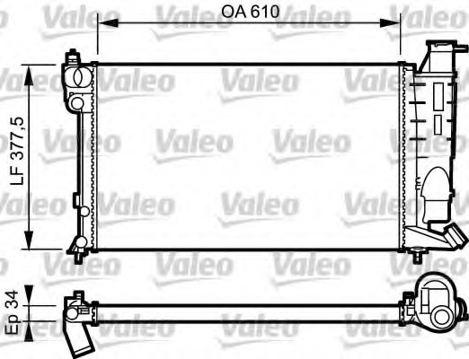 Radiator racire motor