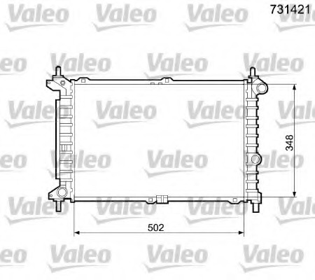 Radiator racire motor