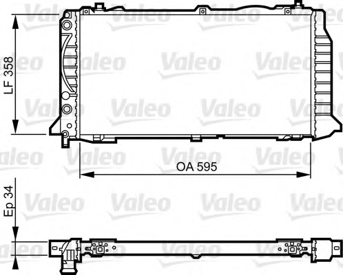 Radiator racire motor