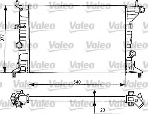 Radiator racire motor