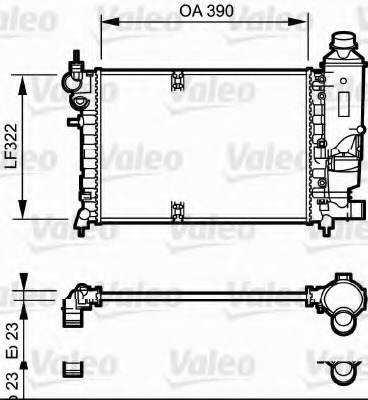 Radiator racire motor