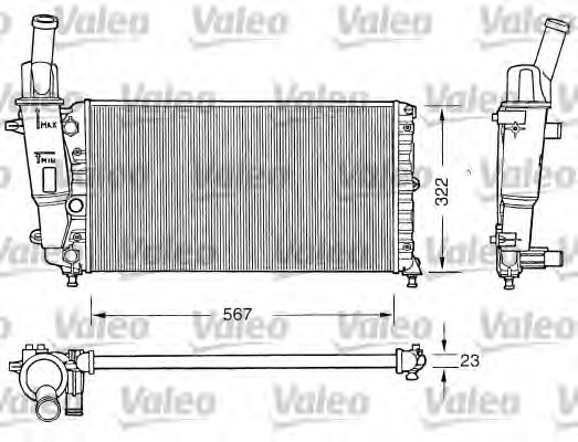 Radiator racire motor