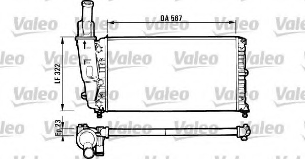 Radiator racire motor