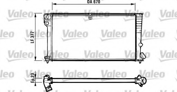 Radiator racire motor