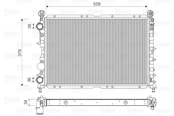 Radiator racire motor