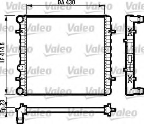 Radiator racire motor